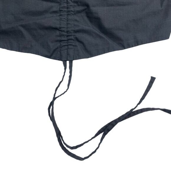 NWT LEVI'S Devin Cotton Slim Black Blouse Womens Size Small - Picture 7 of 9